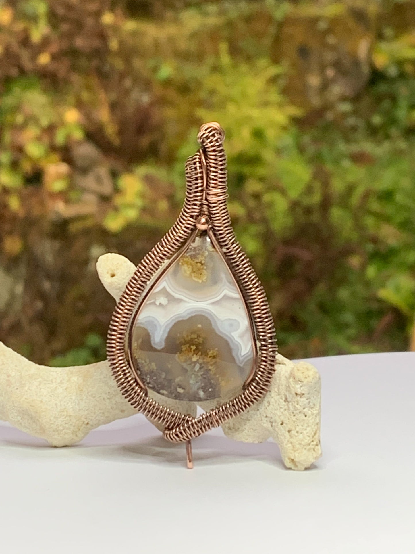Ternate Agate pendant