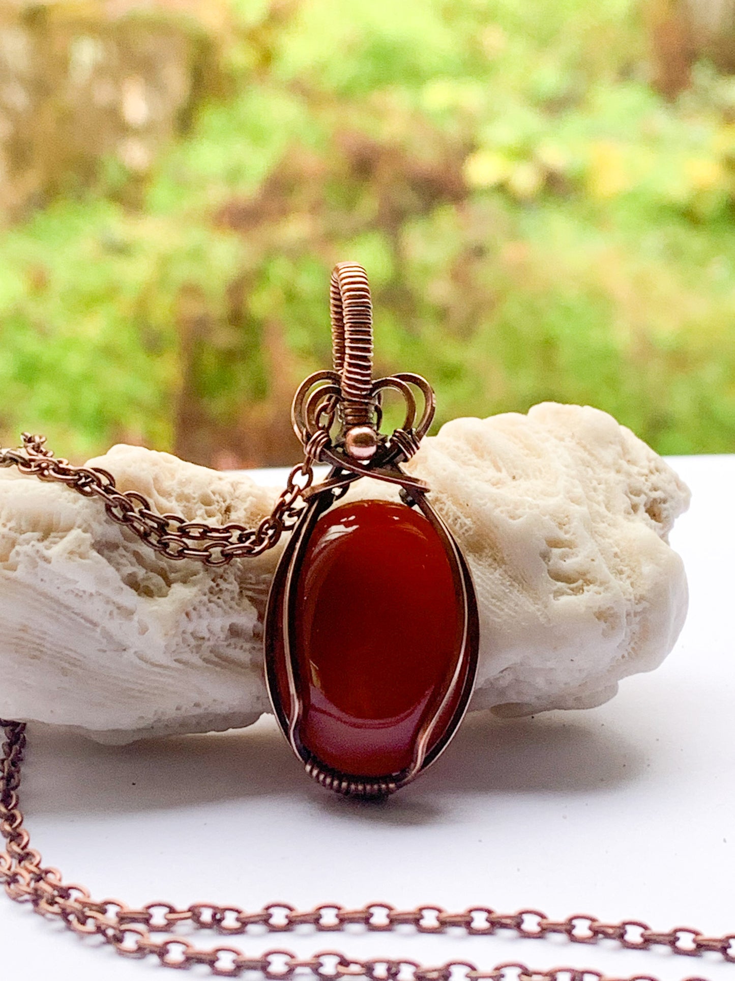 Carnelian necklace