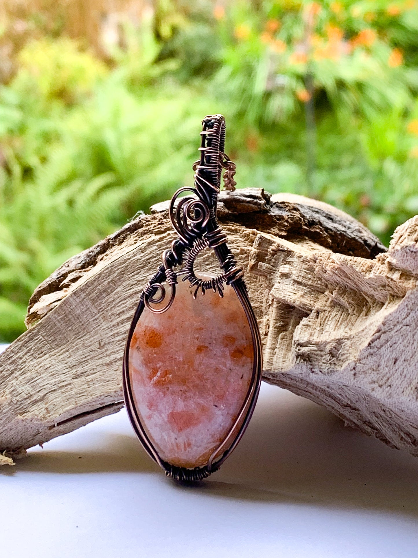 Sunstone necklace
