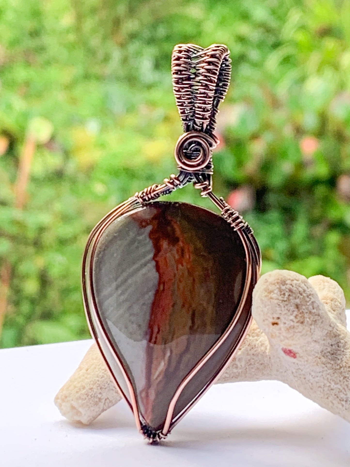 Polychrome Jasper pendant