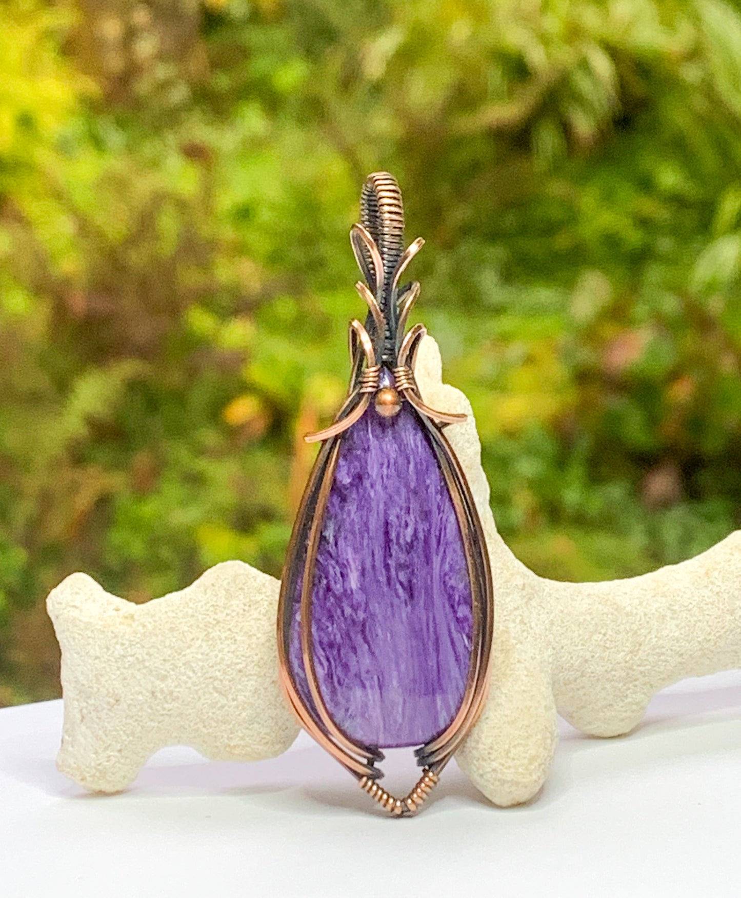 Charoite pendant
