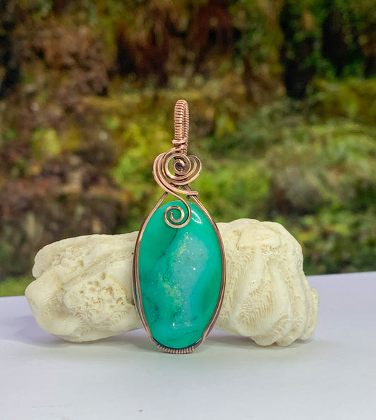 Druzy Window Agate necklace
