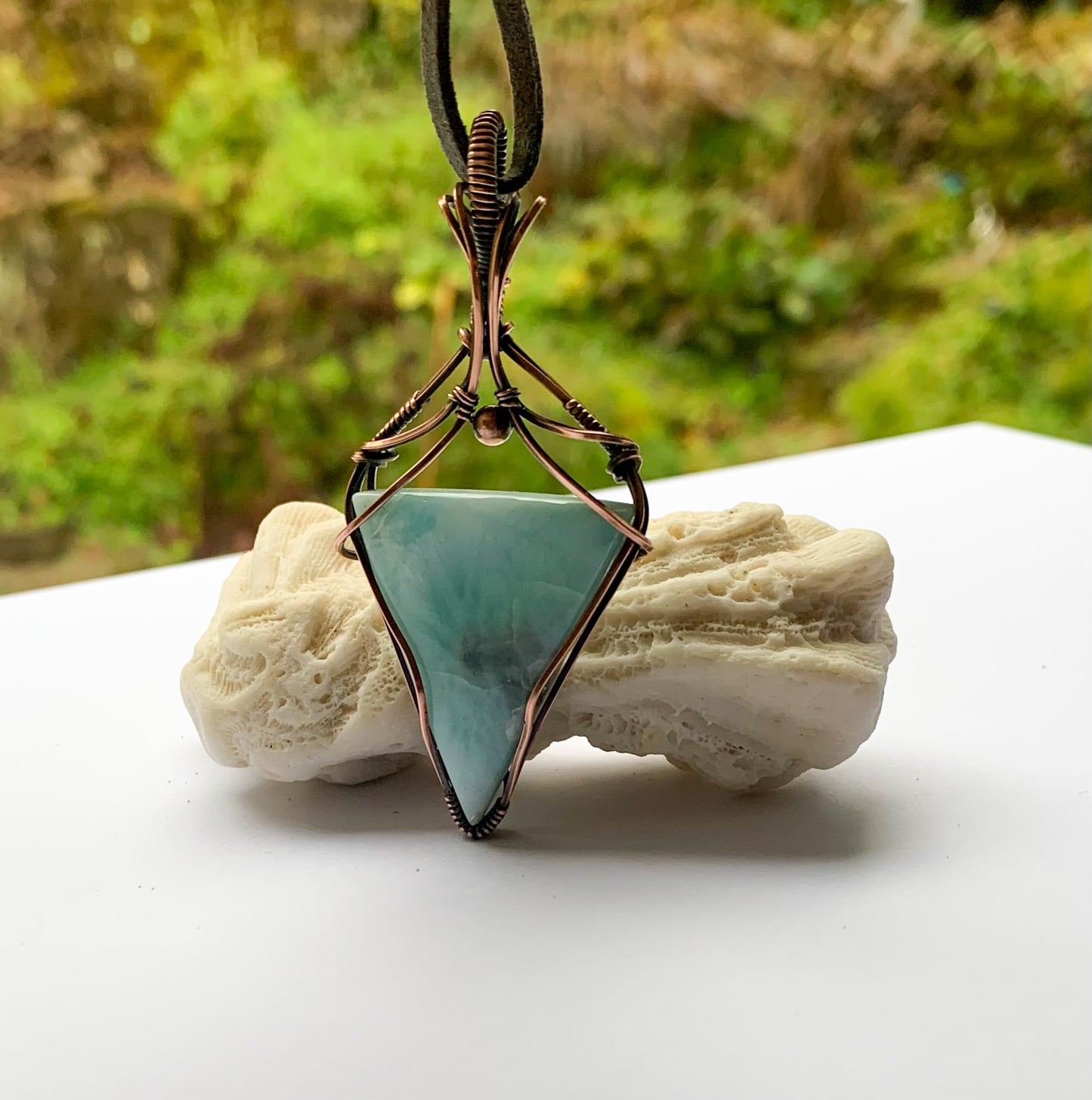Larimar pendant