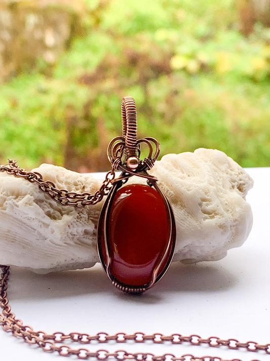 Carnelian necklace