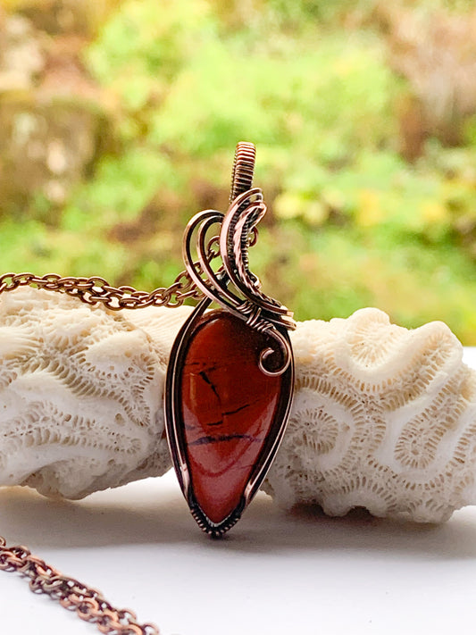 Red Jasper necklace