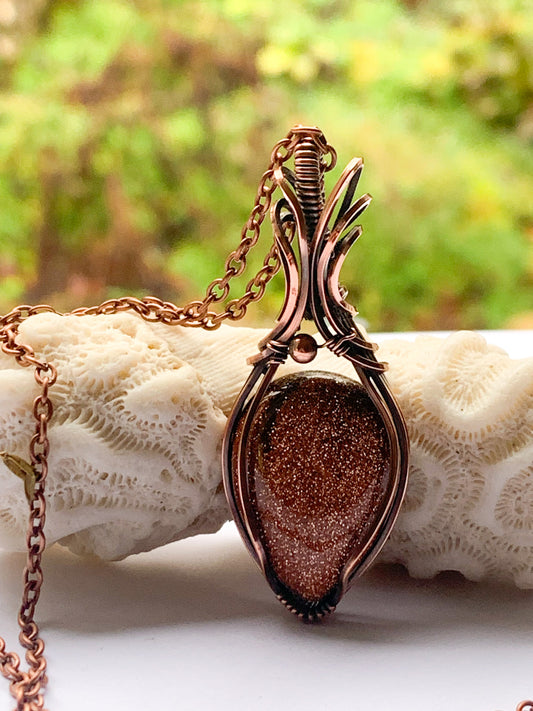 Gold Sandstone necklace