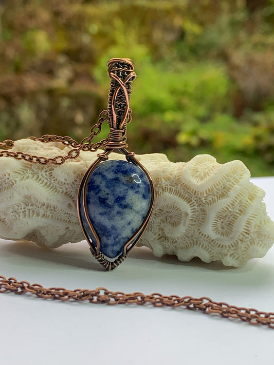 Blue Spot Jasper necklace