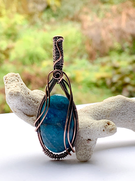 Neon Apatite necklace