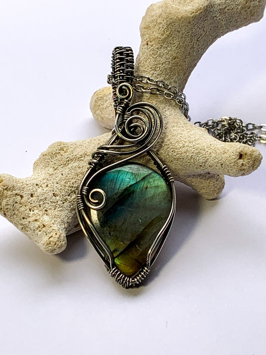 Labradorite necklace