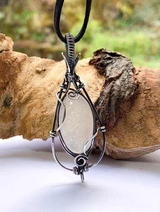 Belomorite Moonstone pendant