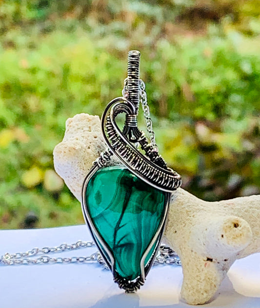 Malachite necklace