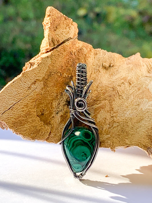 Malachite necklace