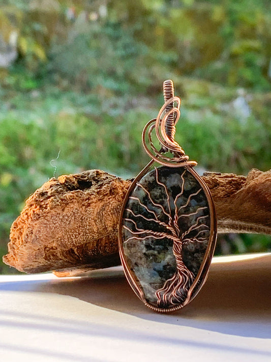 Llanite pendant