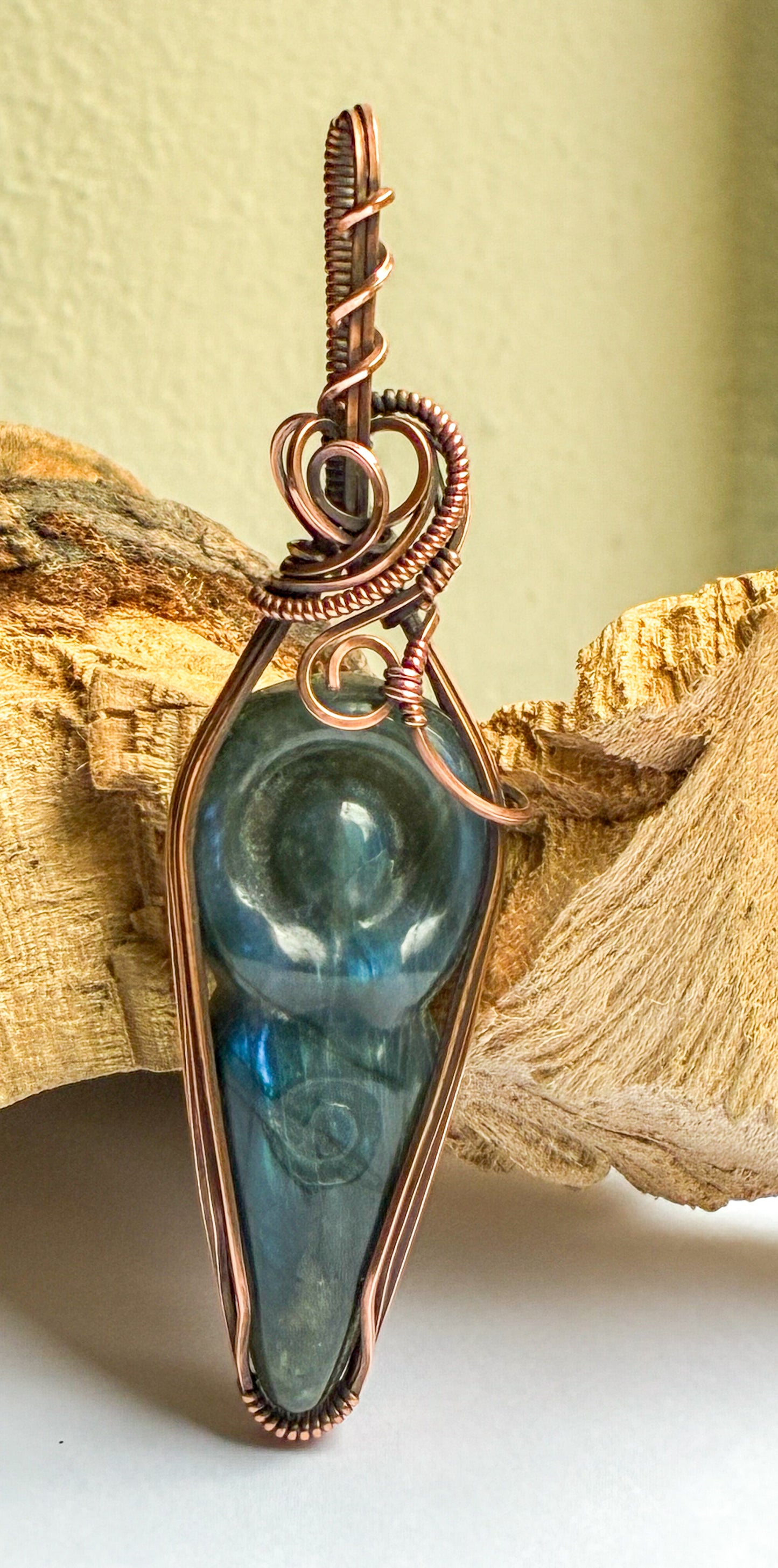 Labradorite  Goddess necklace