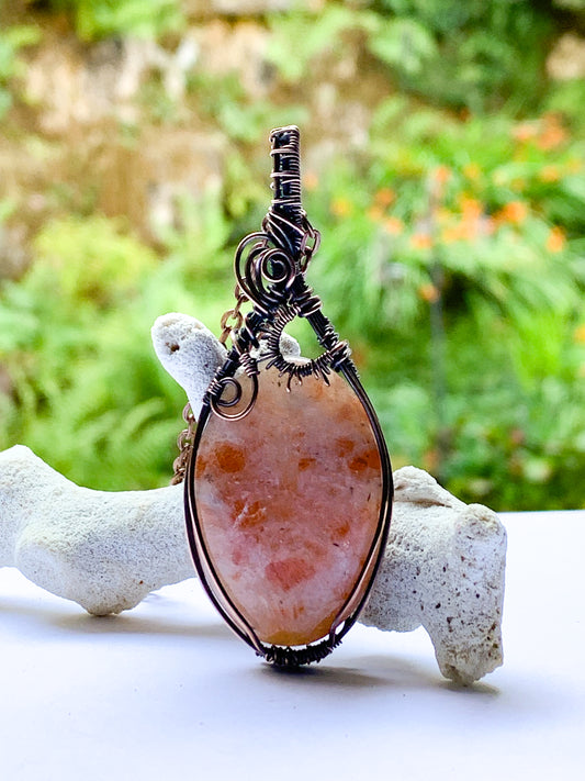 Sunstone necklace
