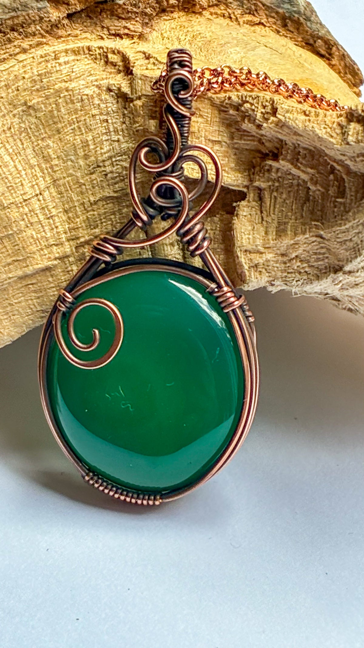 Green Opal necklace
