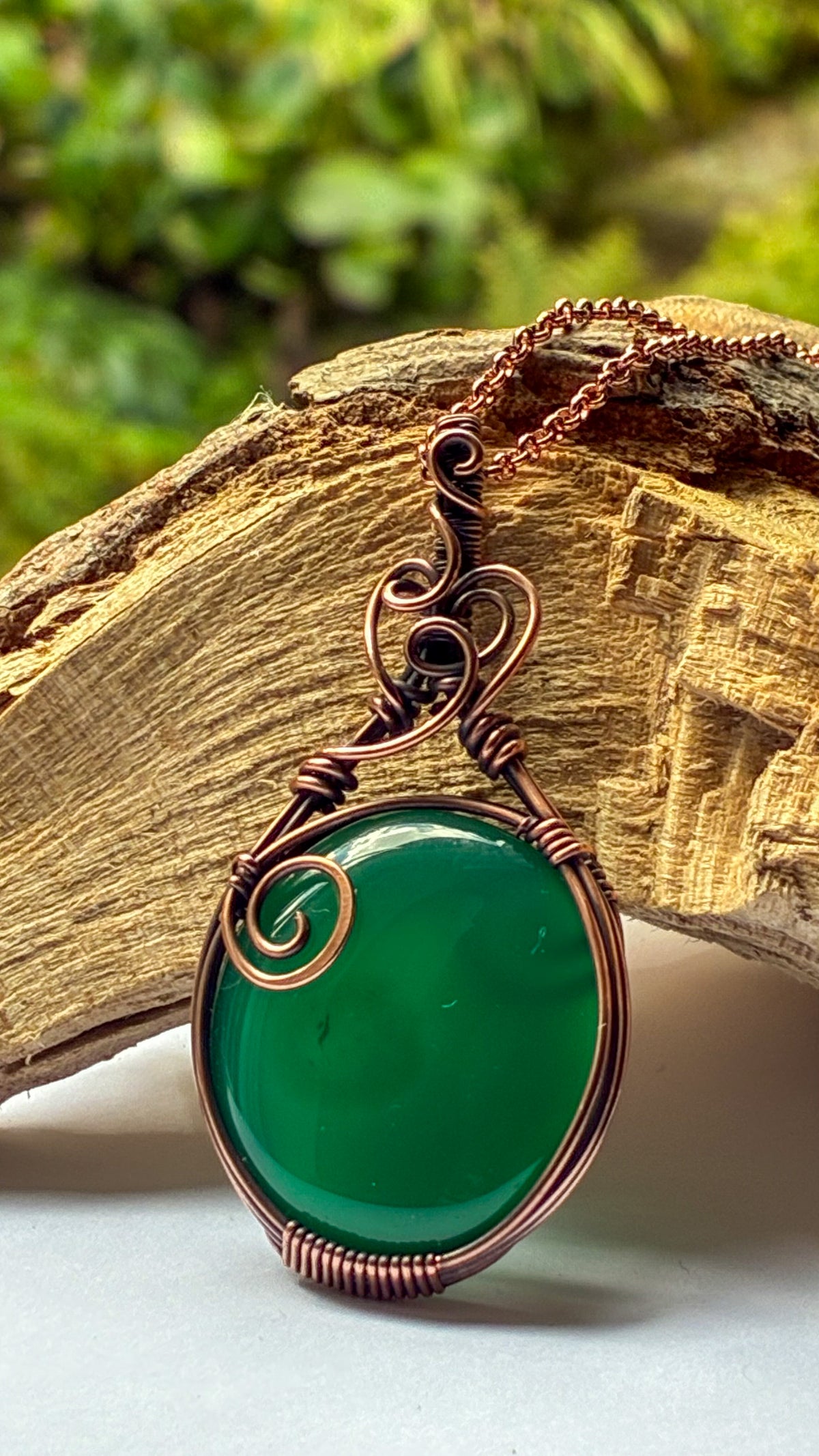 Green Opal necklace