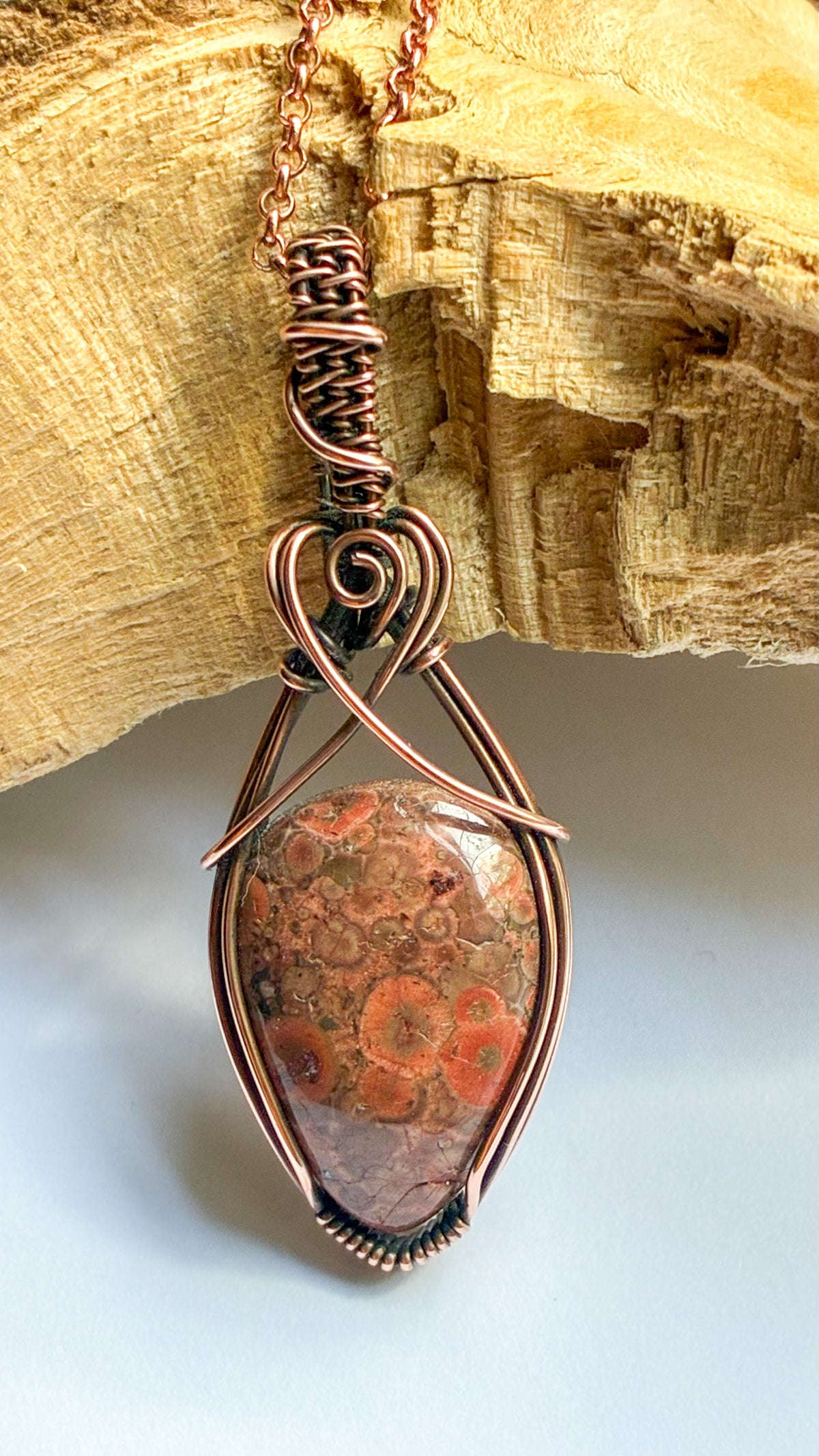 Poppy Jasper necklace