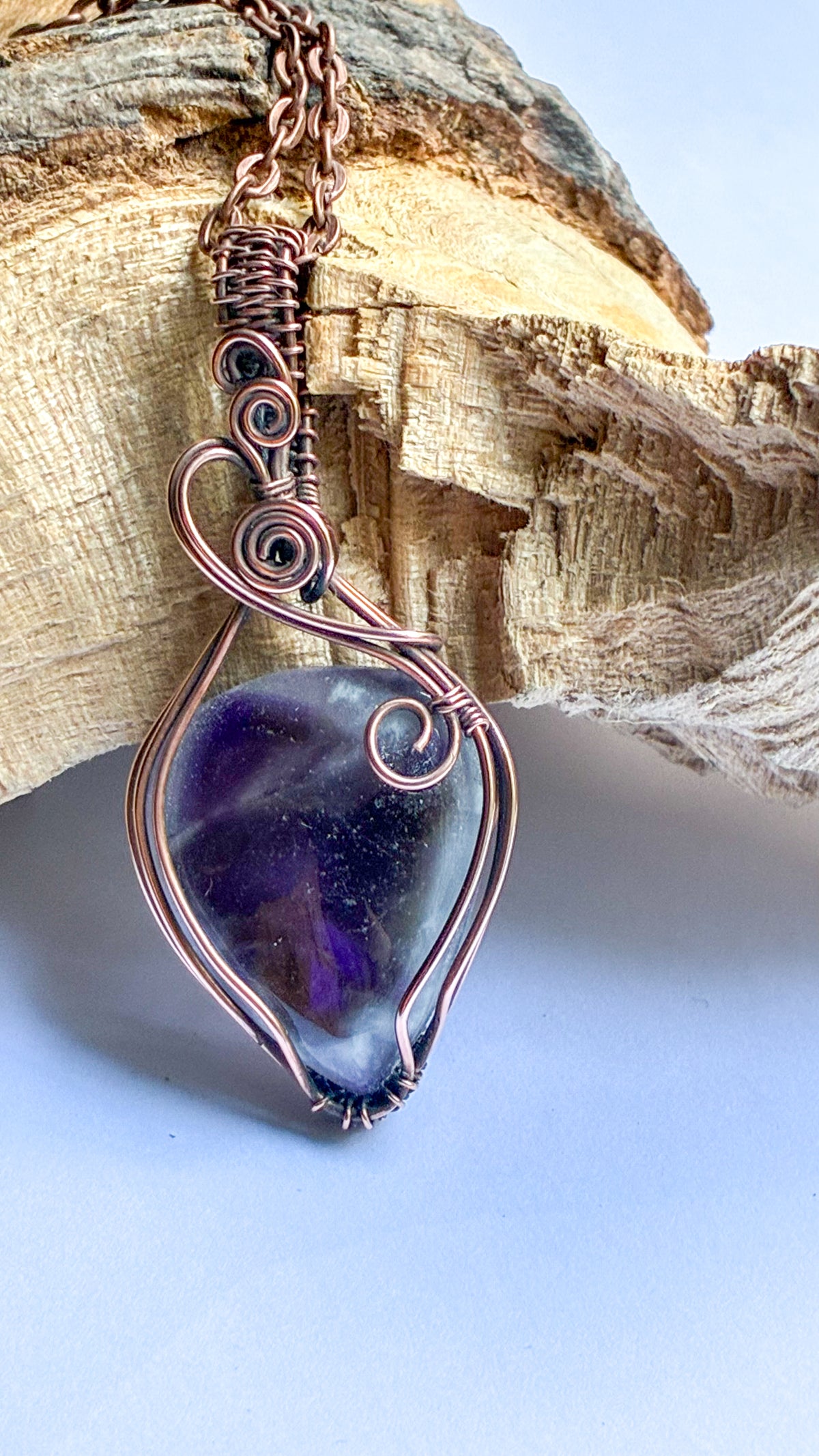 Trapiche Amethyst necklace