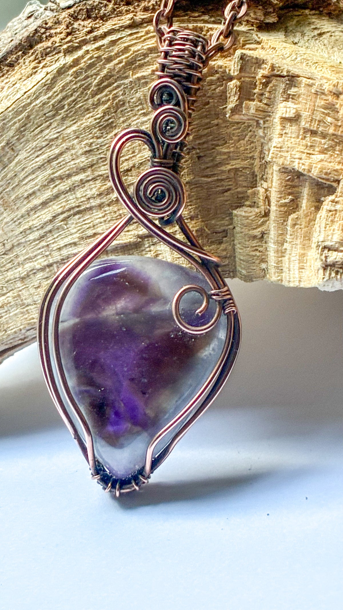 Trapiche Amethyst necklace