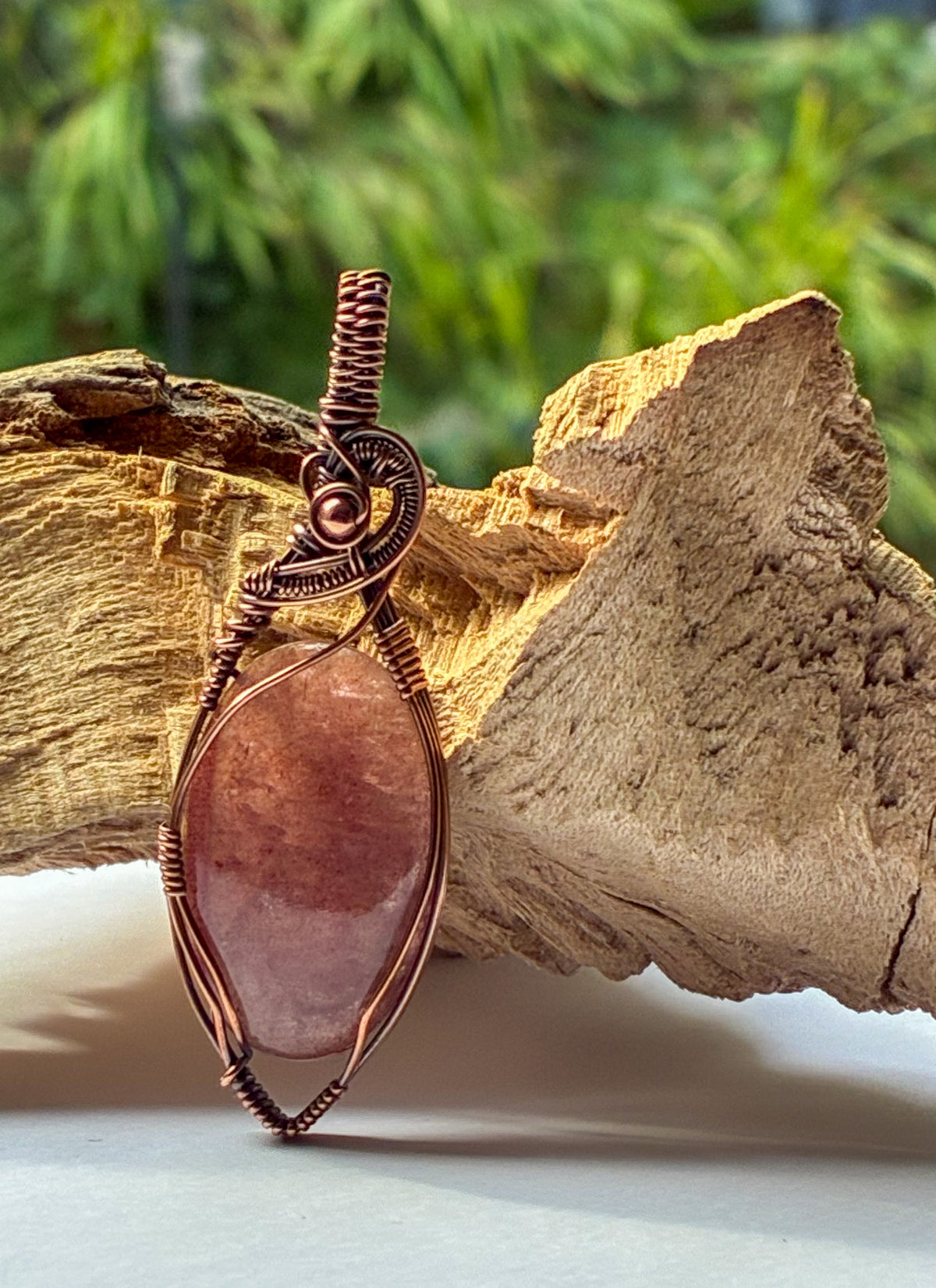 Strawberry Quartz necklace