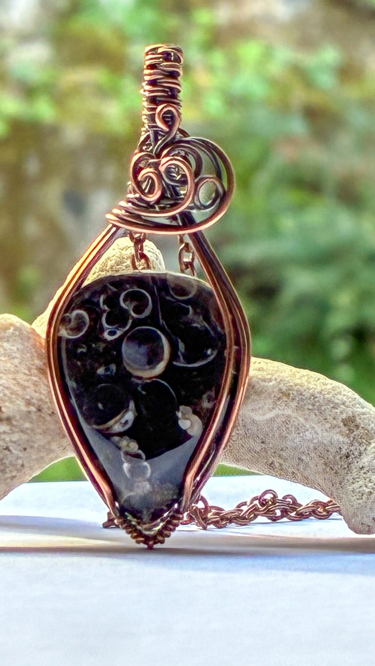 Turritella necklace