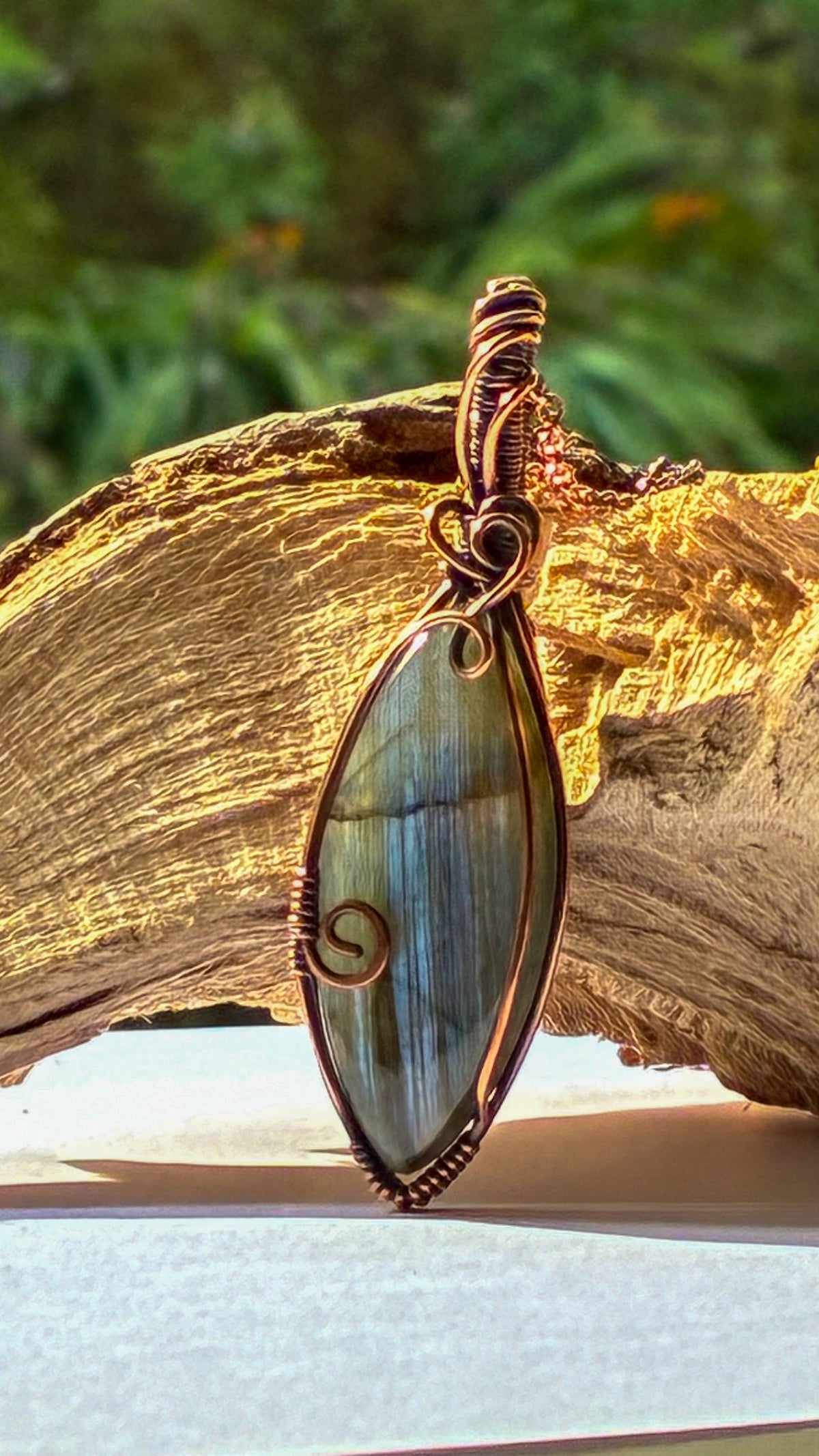 Labradorite necklace