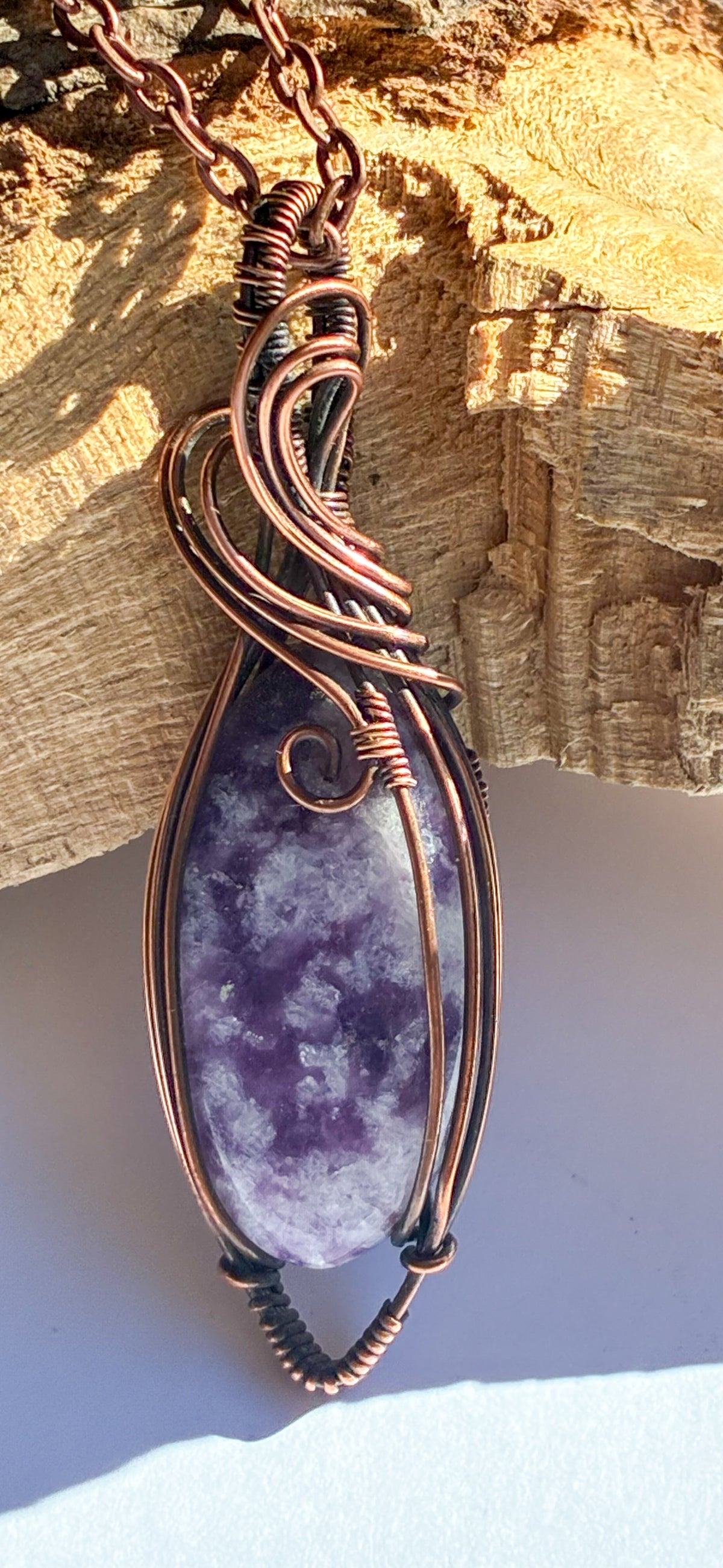 Lepidolite necklace