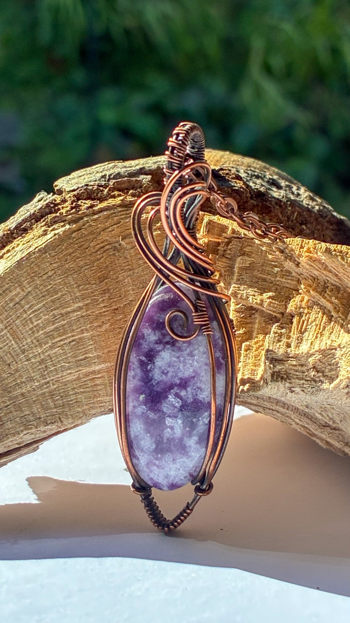 Lepidolite necklace