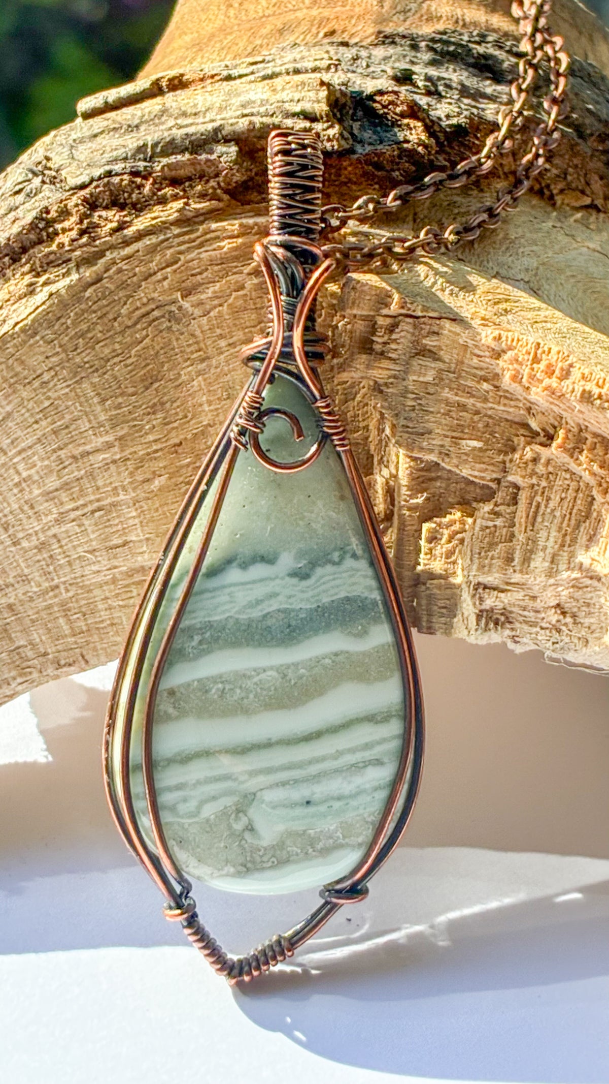 Larsonite necklace