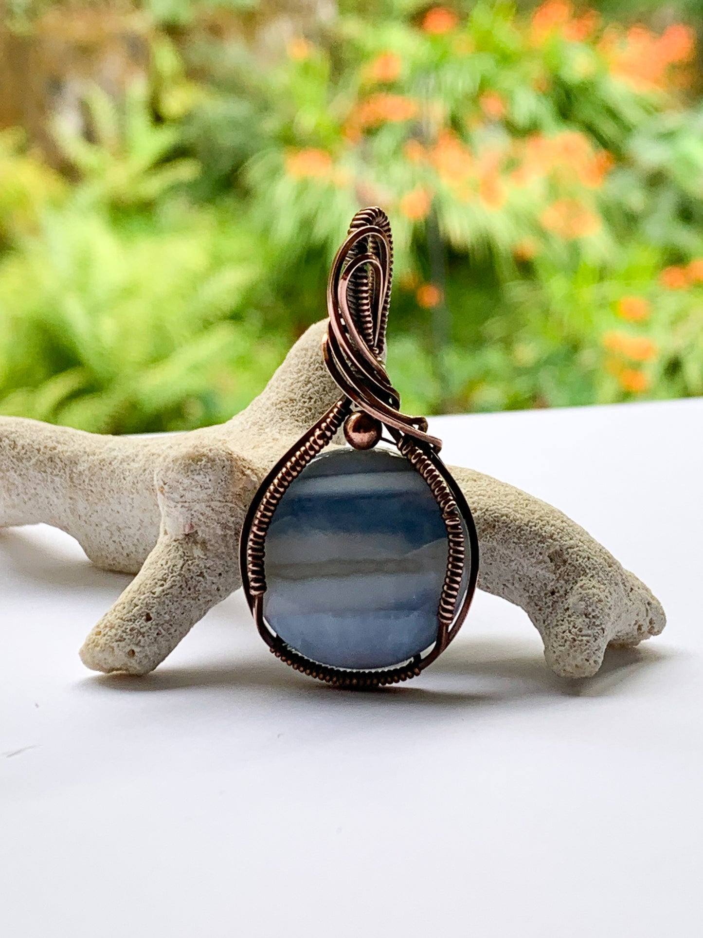 Owyhee Blue Opal necklace