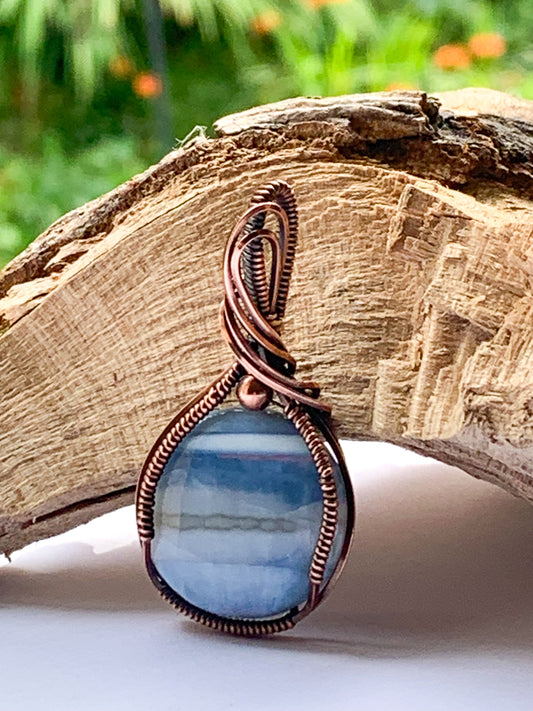 Owyhee Blue Opal necklace