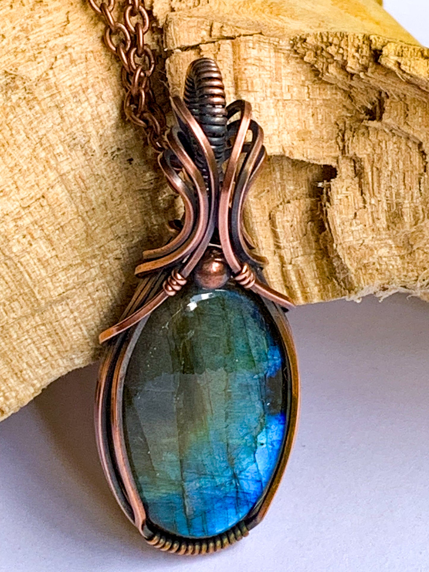 Labradorite necklace