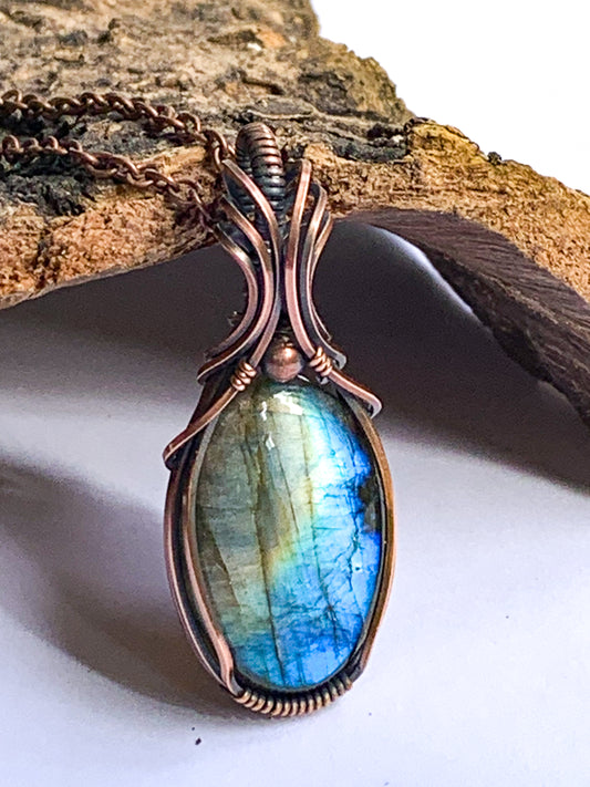 Labradorite necklace