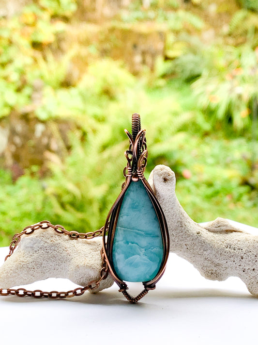 Larimar necklace