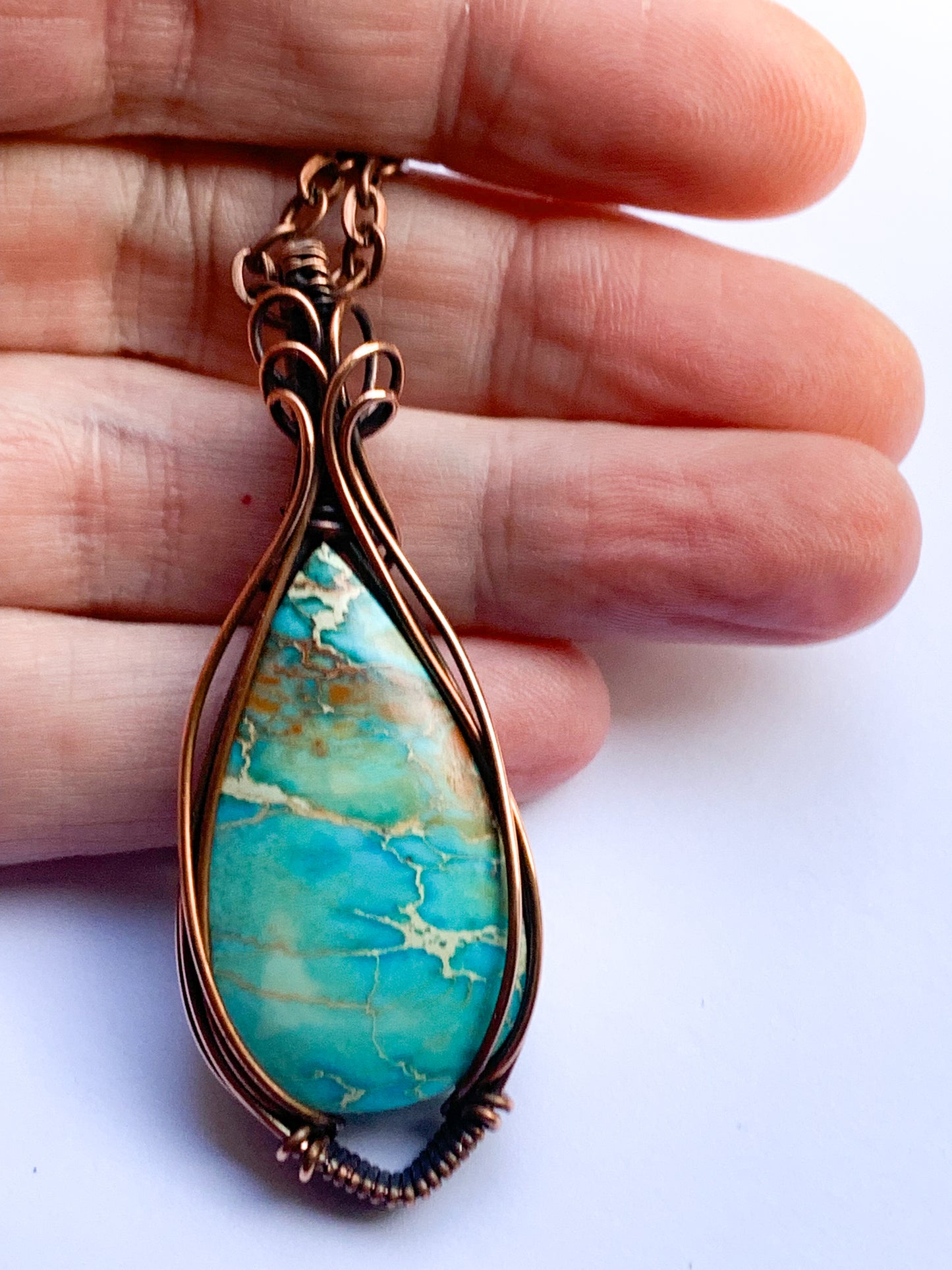 Sea Sediment Jasper necklace