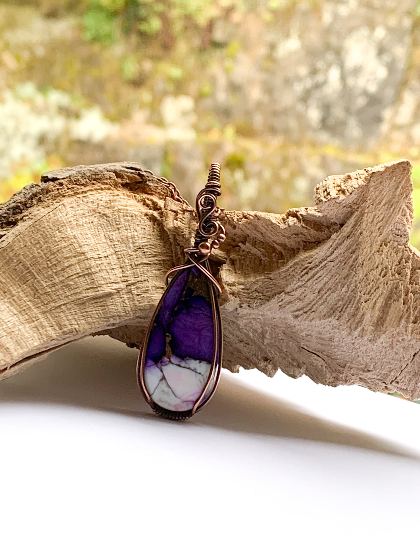 Ice Dahlia Turquoise Mosaic necklace