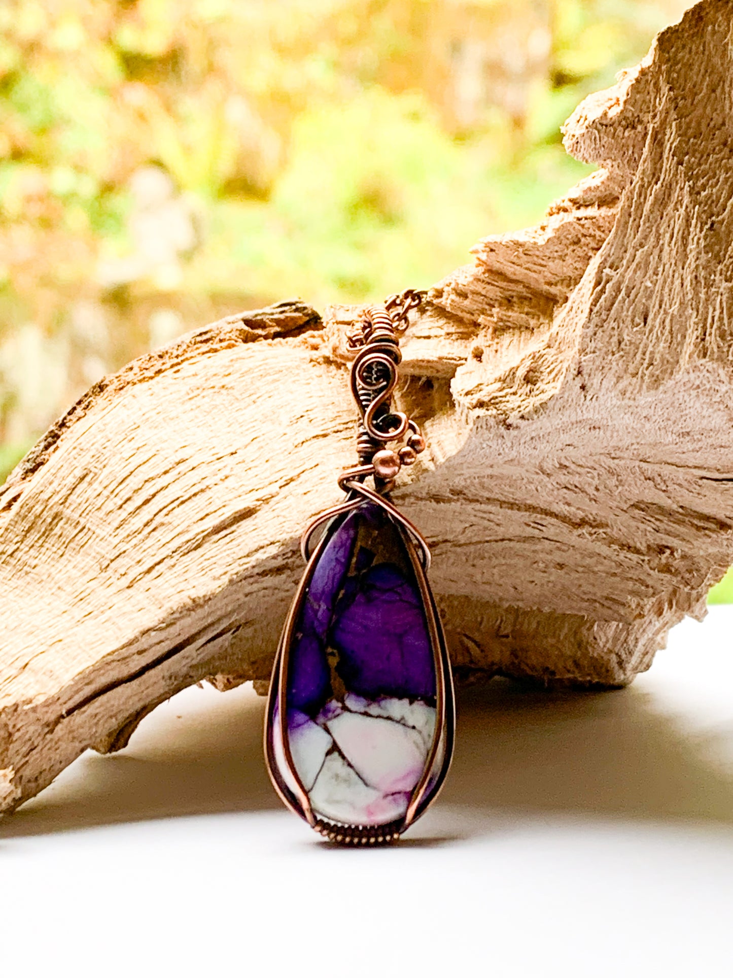 Ice Dahlia Turquoise Mosaic necklace