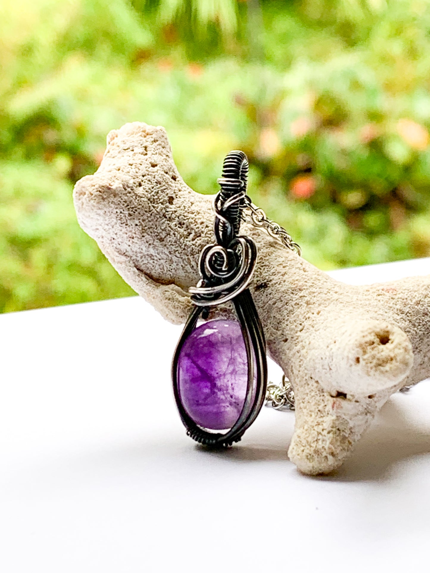 Amethyst necklace