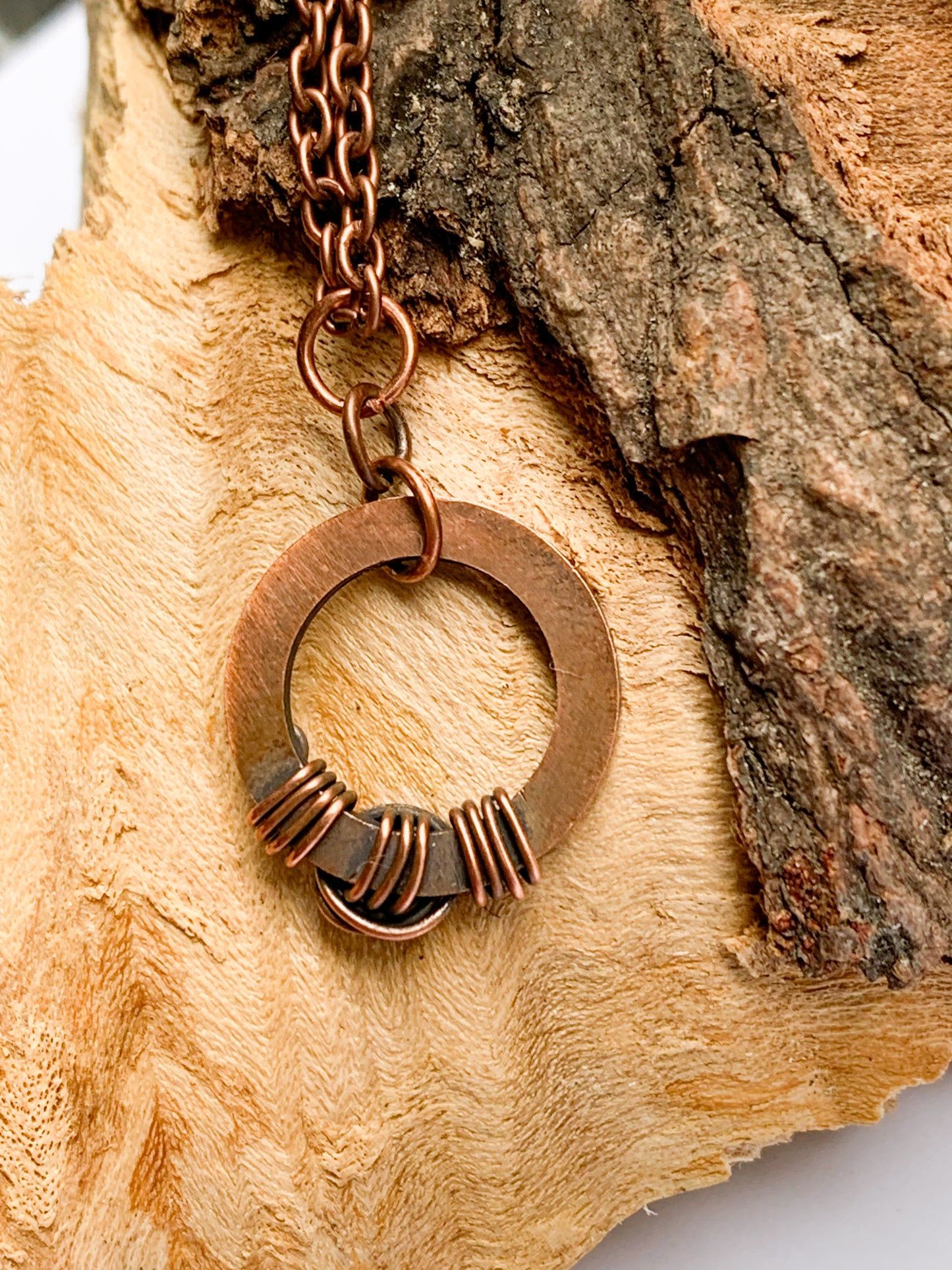 Hammered Copper necklace