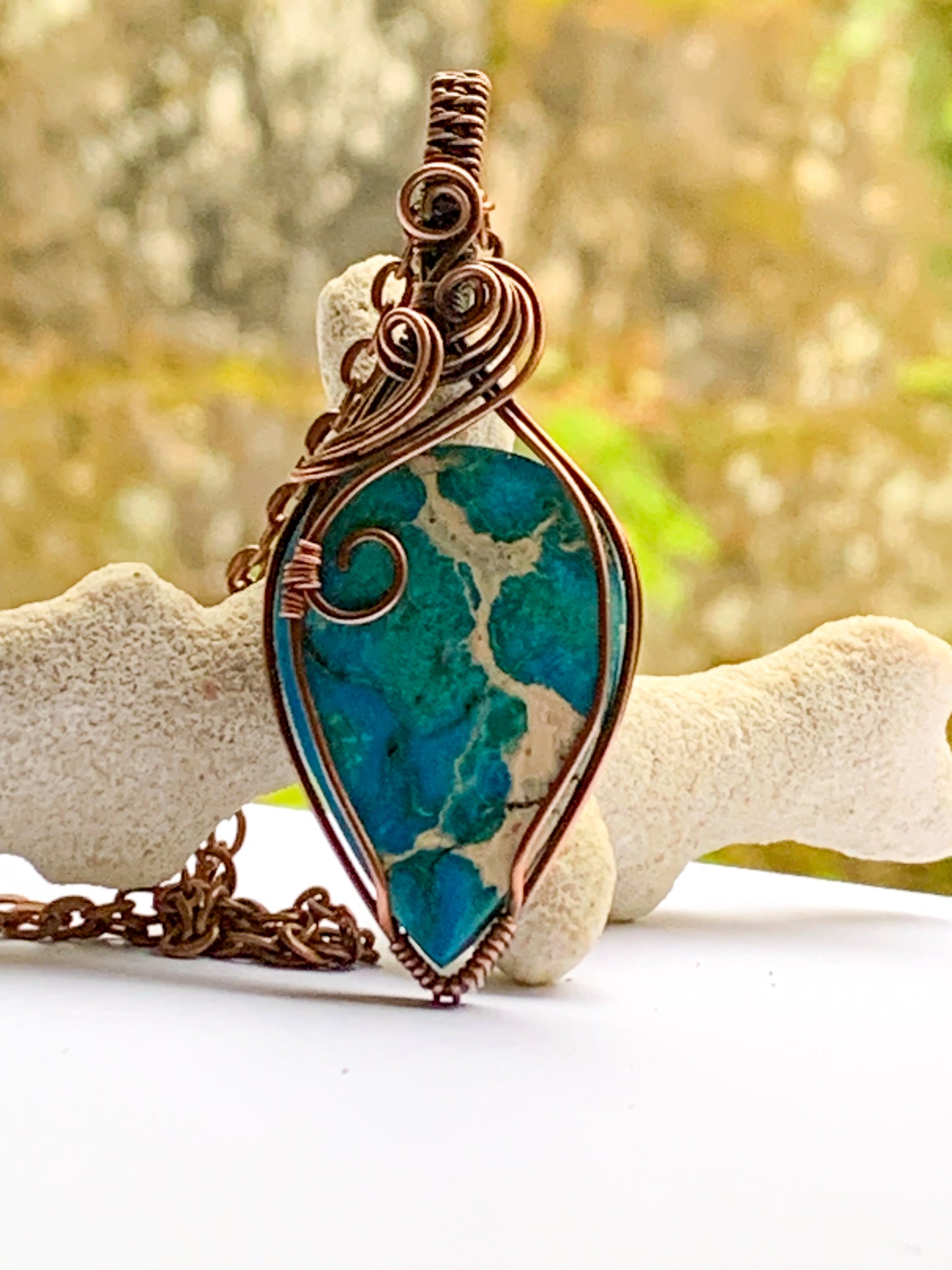 Sea Sediment Jasper necklace