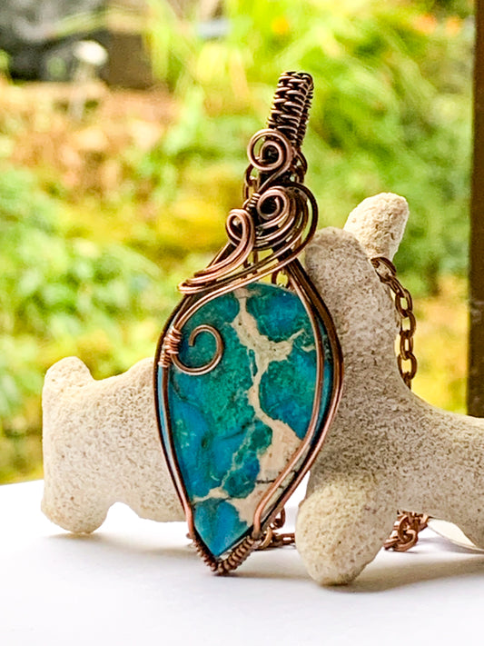 Sea Sediment Jasper necklace