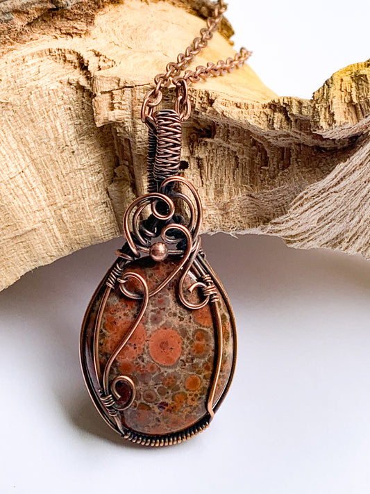 Poppy Jasper necklace