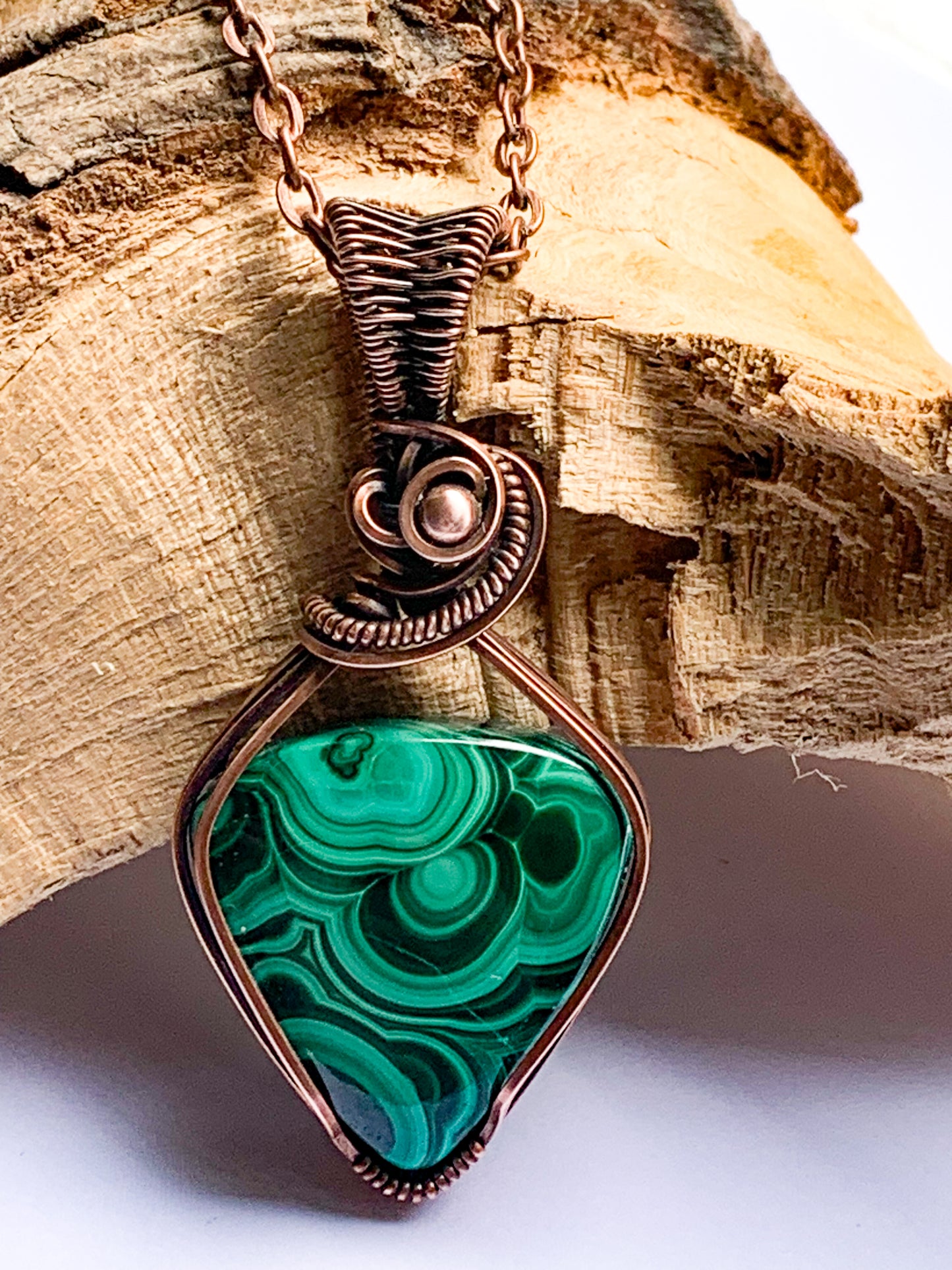 Malachite necklace
