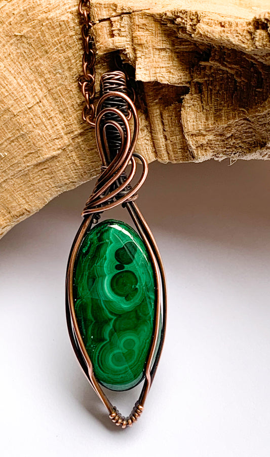 Malachite necklace