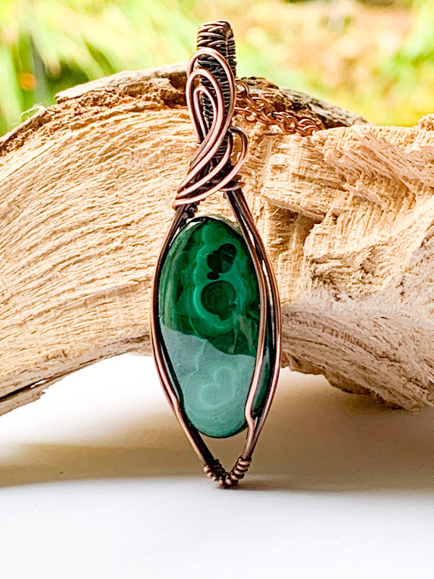 Malachite necklace