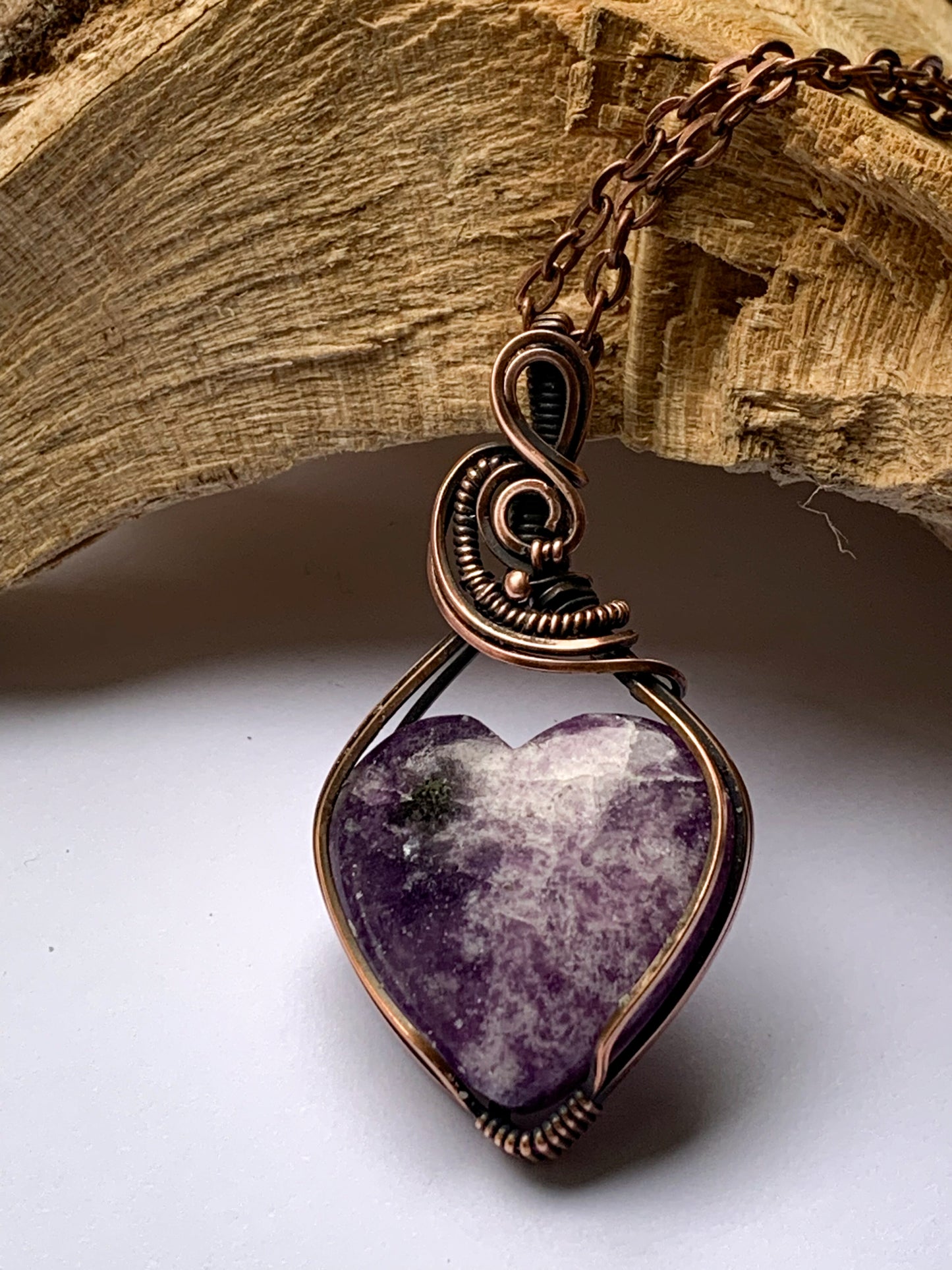Lepidolite necklace