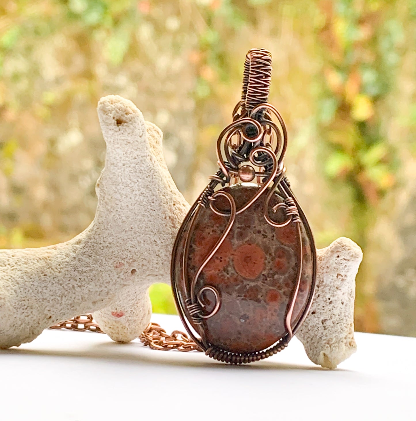 Poppy Jasper necklace