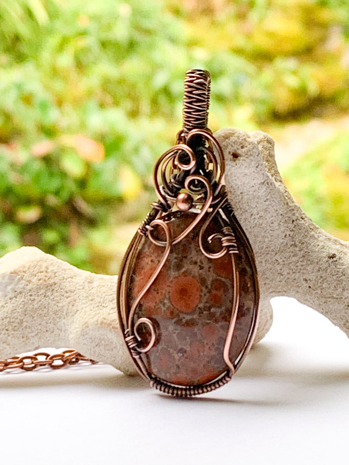 Poppy Jasper necklace