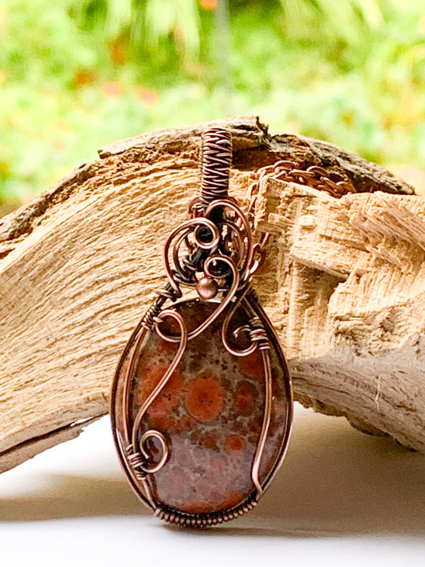 Poppy Jasper necklace